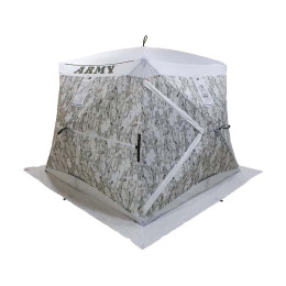 Зимняя палатка Призма Премиум 230*230 (2-сл) Армеец (зимний хаки)