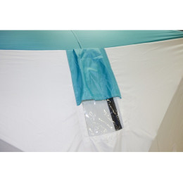 Всесезонная палатка Призма Шелтерс Премиум (1-сл) 215*215 (бело-зелёный)