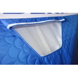 Зимняя палатка Призма Сибериа 185*185 (4-сл) (бело-синий)