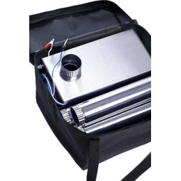 Теплообменник для Палатки “Вектор-BY” 355x170x240 (нерж.сталь) с вентилятором в сумке