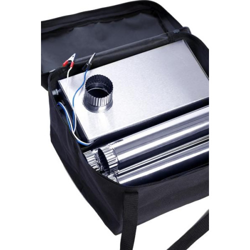 Теплообменник для Палатки “Вектор-BY” 355x170x240 (нерж.сталь) с вентилятором в сумке