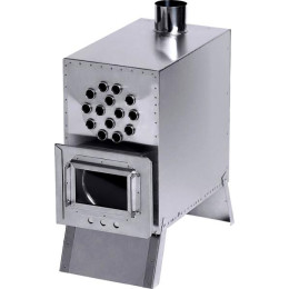 Теплообменник дровяной для палатки “Вектов-ВД” 400x200x380 (нерж.сталь) с вентилятором в сумке