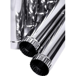 Теплообменник дровяной для палатки “Вектов-ВД” 400x200x380 (нерж.сталь) с вентилятором в сумке