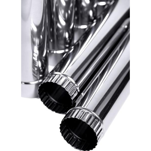 Теплообменник дровяной для палатки “Вектов-ВД” 400x200x380 (нерж.сталь) с вентилятором в сумке