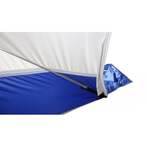 Всесезонная палатка Призма Шелтерс Big Twin (1-сл) 430*215 (бело-синий)