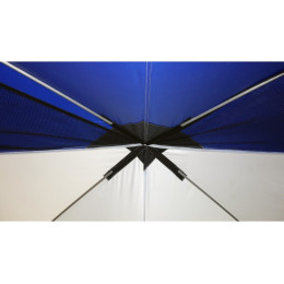 Всесезонная палатка Призма Шелтерс Big Twin (1-сл) 430*215 (бело-синий)