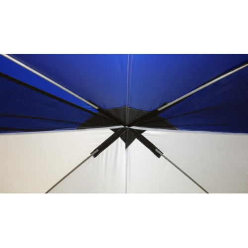 Всесезонная палатка Призма Шелтерс Big Twin (1-сл) 430*215 (бело-синий)