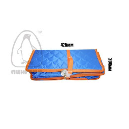 Полочка Пингвин в зимнюю палатку с бортиками (синий)