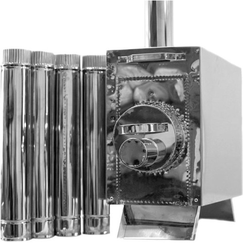 Печь для походной бани (нерж.сталь 0.5/0.8 мм) в сумке