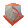 Зимняя палатка Пингвин Mr. Fisher 171 SТ ТЕРМО (3-сл, термостежка) с юбкой 170*170/175 (бело-оранжевый) + чехол