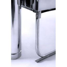 Печь "Инвент" экономка малая 330x230x230 (нерж.сталь 0.8 мм) со стационарными экранами + короб для камней в сумке