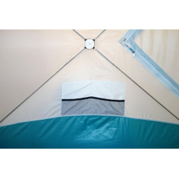 Всесезонная палатка Призма Шелтерс 185*185 (1-сл) (бело-зелёный)