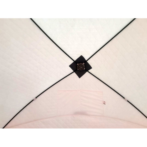 Зимняя палатка Пингвин Mr. Fisher 171 SТ ТЕРМО (3-сл, термостежка) с юбкой 170*170/175 (бело-оранжевый) + чехол