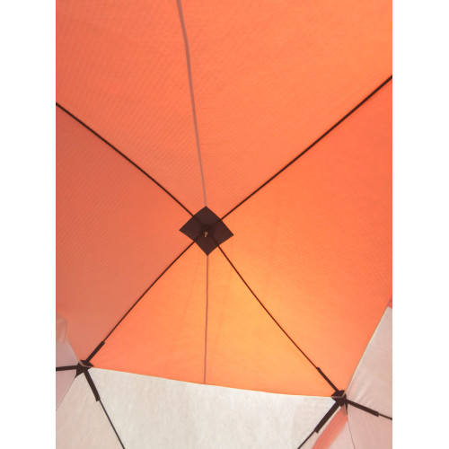 Зимняя палатка Пингвин Mr. Fisher Лонг 290 MAX Термо (3-сл) 290*225 (бело-оранжевый)