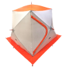 Зимняя палатка Пингвин Mr. Fisher 171 SТ ТЕРМО (3-сл, термостежка) с юбкой 170*170/175 (бело-оранжевый) + чехол