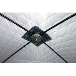 Зимняя палатка Призма Термолайт 185*185 Композит (3-сл) (бело-оранжевый)