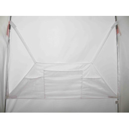 Зимняя палатка Зонт "Mr. Fisher 3" Люкс бело-оранжевый