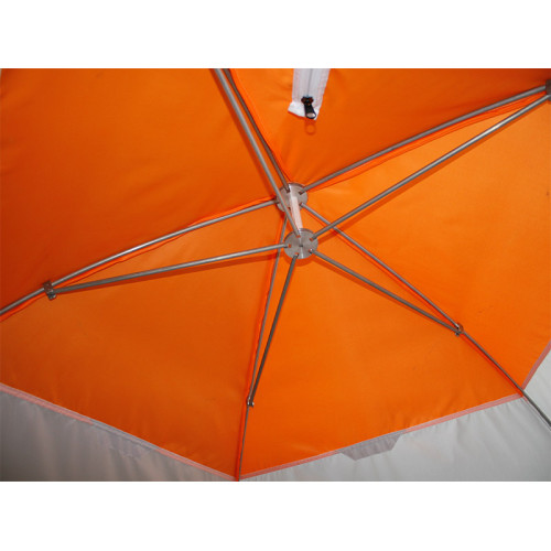 Зимняя палатка Зонт "Mr. Fisher 3" Люкс бело-оранжевый