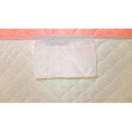 Зимняя палатка "Пингвин Зонт 2 Термолайт" Люкс (3-сл) бело-оранжевый