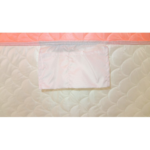 Зимняя палатка "Пингвин Зонт 2 Термолайт" Люкс (3-сл) бело-оранжевый