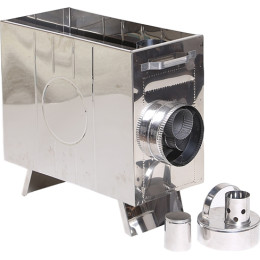 Печь для походной бани (нерж.сталь 0.5/0.8 мм) в сумке