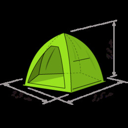 Зимняя палатка Лотос 3 Универсал NEW (270х255/180 см)