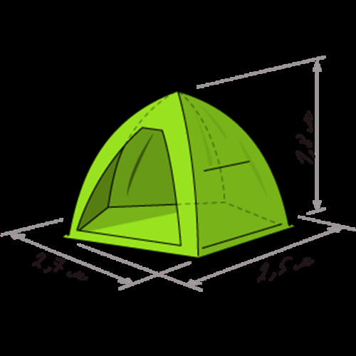 Зимняя палатка Лотос 3 Универсал NEW (270х255/180 см)