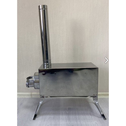 Печь “Экономка” малая 230x230x330 (нерж.сталь 0.8 мм) в сумке