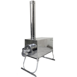 Печь “Экономка” малая 230x230x330 (нерж.сталь 0.8 мм) в сумке