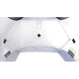 Всесезонная палатка Призма Шелтерс Big Twin (2-сл) 430*215 (бело-синий)