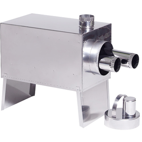 Печь “Экономка” малая облегчённая 230x230x330 (нерж.сталь 0.5 мм) в сумке