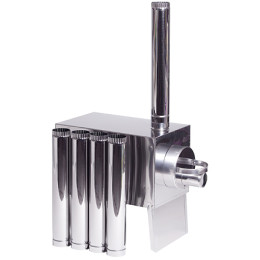 Печь “Экономка” малая облегчённая 230x230x330 (нерж.сталь 0.5 мм) в сумке