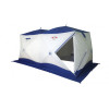 Всесезонная палатка Призма Шелтерс Big Twin (2-сл) 430*215 (бело-синий)
