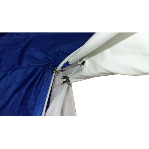 Всесезонная палатка Призма Шелтерс Big Twin (2-сл) 430*215 (бело-синий)