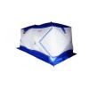 Всесезонная палатка Призма Шелтерс Big Twin (2-сл) 430*215 (бело-синий)