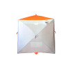 Зимняя палатка Пингвин Mr. Fisher 170 вшитый пол на липучке 170*170 (бело-оранжевый)