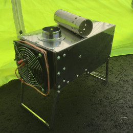 Теплообменник для зимней палатки (18 трубок)