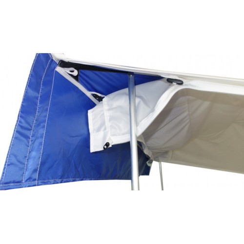 Всесезонная палатка Призма Шелтерс Big Twin (2-сл) 430*215 (бело-синий)