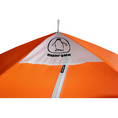 Зимняя палатка "Пингвин 3" Люкс (1-сл.) бело-оранжевый