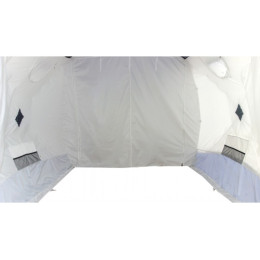 Всесезонная палатка Призма Шелтерс Big Twin (2-сл) 430*215 (бело-синий)