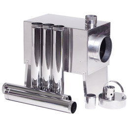 Печь “Экономка” малая облегчённая 230x230x330 (нерж.сталь 0.5 мм) в сумке