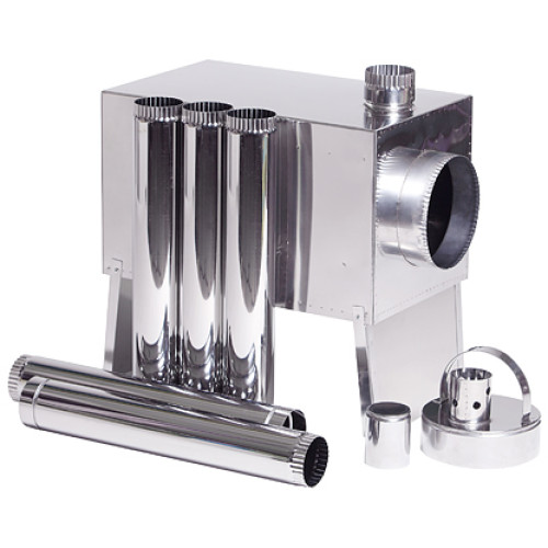 Печь “Экономка” малая облегчённая 230x230x330 (нерж.сталь 0.5 мм) в сумке