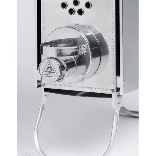 Печь "Инвент" средняя со встроенным теплообменником с вентилятором 500x250x250 (нерж.сталь 0.8 мм) 