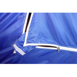 Зимняя палатка "Пингвин Зонт 3 с дышащим верхом" Люкс (1-сл.) бело-синий