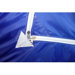 Зимняя палатка "Пингвин Зонт 3 с дышащим верхом" Люкс (1-сл.) бело-синий