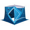 Зимняя палатка Призма Премиум STRONG (1-сл) 225*215 (бело-синий)