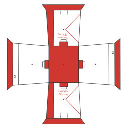 Зимняя палатка Снегирь 2Т (Термо) Long (230х170/180 см)
