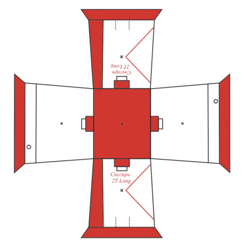 Зимняя палатка Снегирь 2Т (Термо) Long (230х170/180 см)
