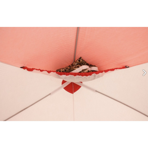 Зимняя палатка Медведь Куб 4 Люкс (2.3*2.3/2.0m) утеплённая (3-сл)