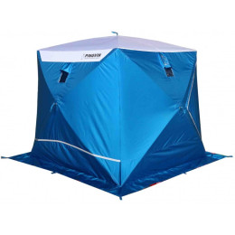 Зимняя палатка Призма Премиум STRONG (1-сл) 225*215 (бело-синий)